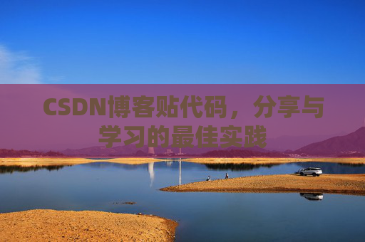 CSDN博客贴代码，分享与学习的最佳实践